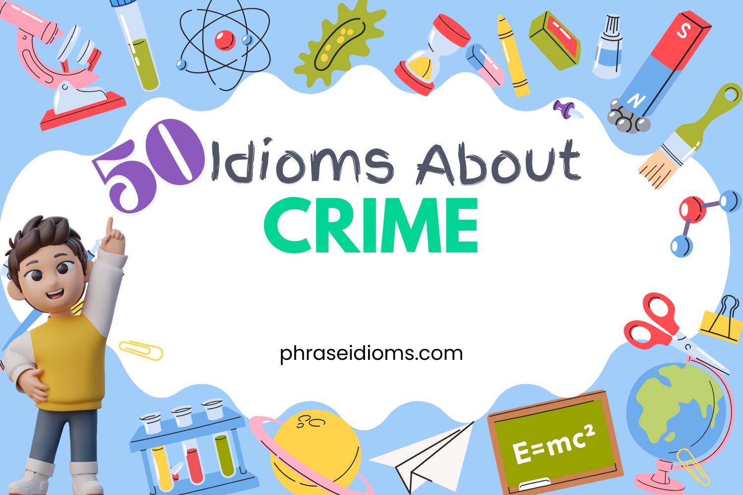 idioms about crime