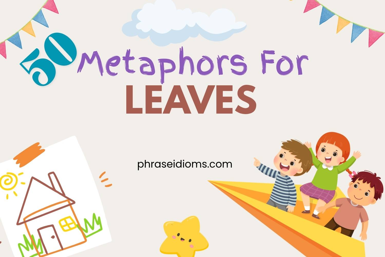 metaphors for leaves
