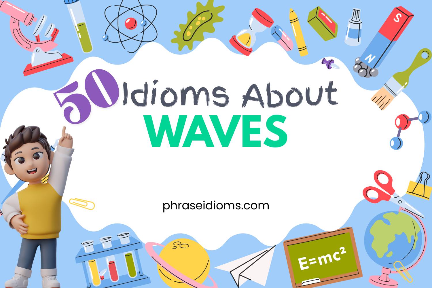 idioms about waves
