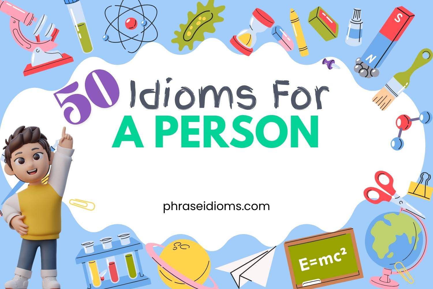 idioms for a person