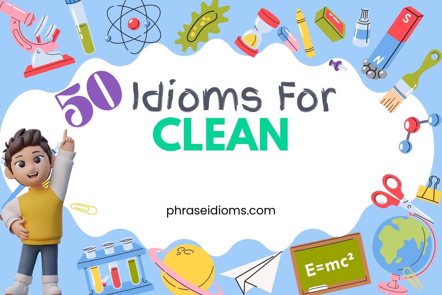 idioms for clean