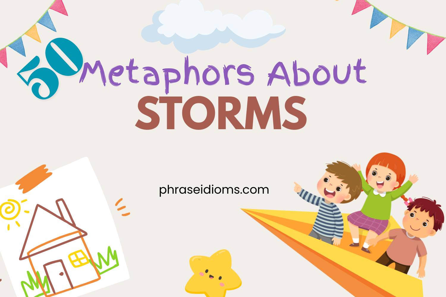 metaphors about storms