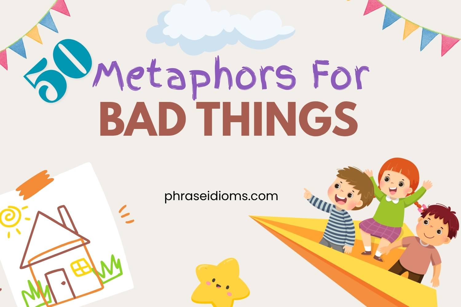 metaphors for bad things