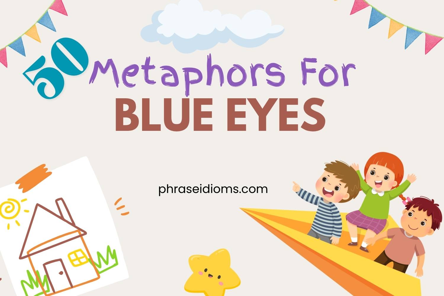 metaphors for blue eyes