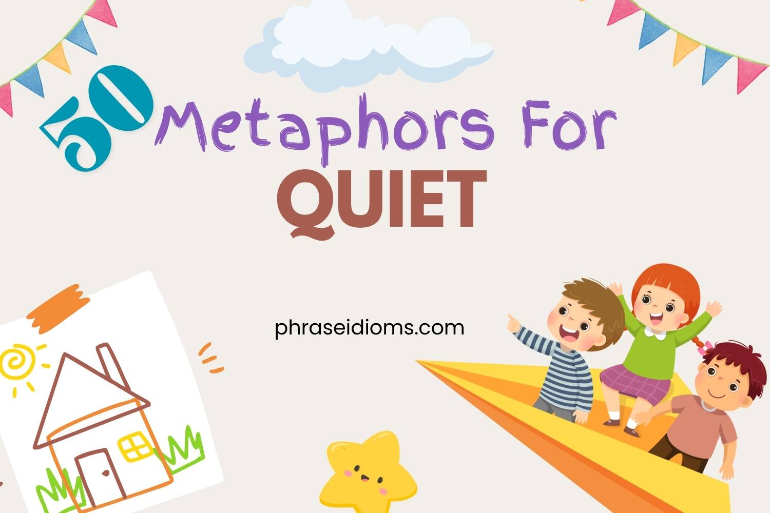 metaphors for quiet