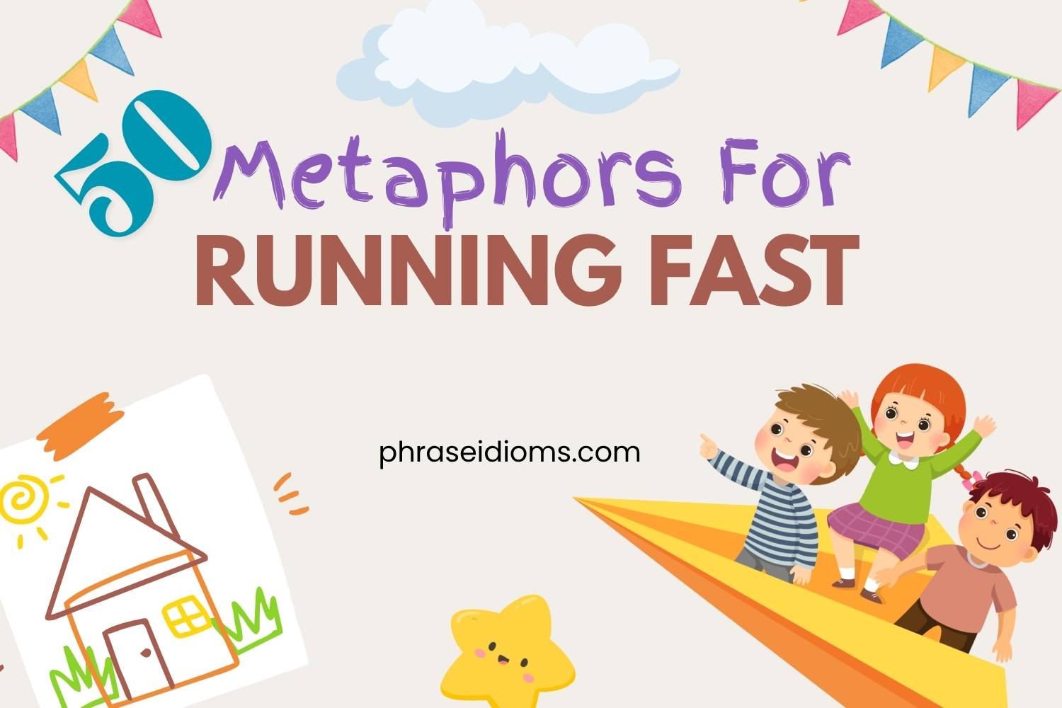 metaphors for running fast