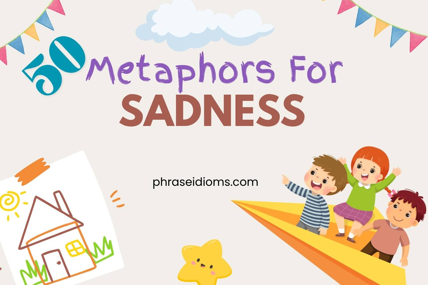 metaphors for sadness