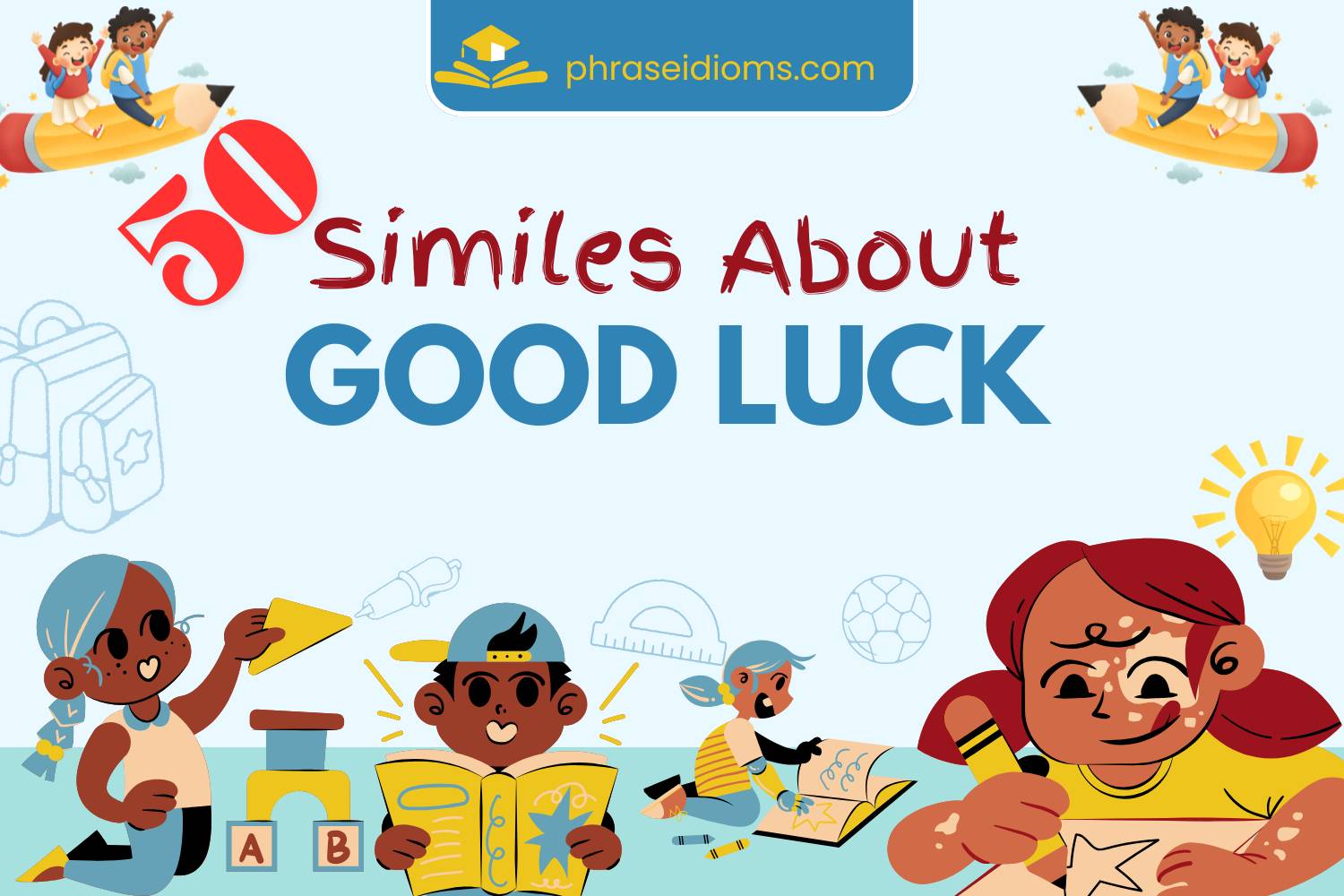 similes about good luck