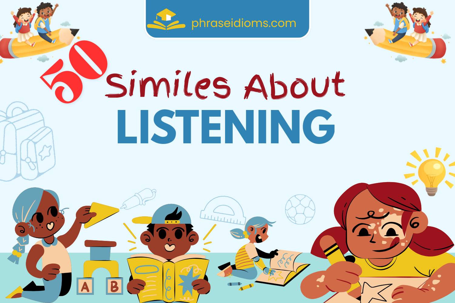 similes about listening
