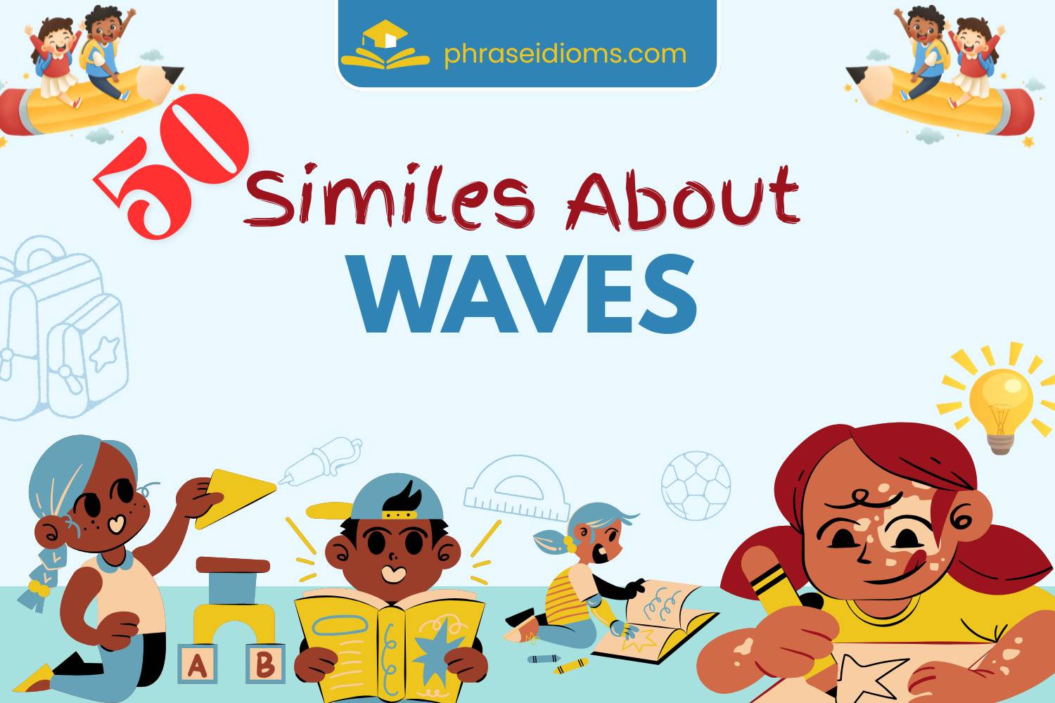 similes about waves