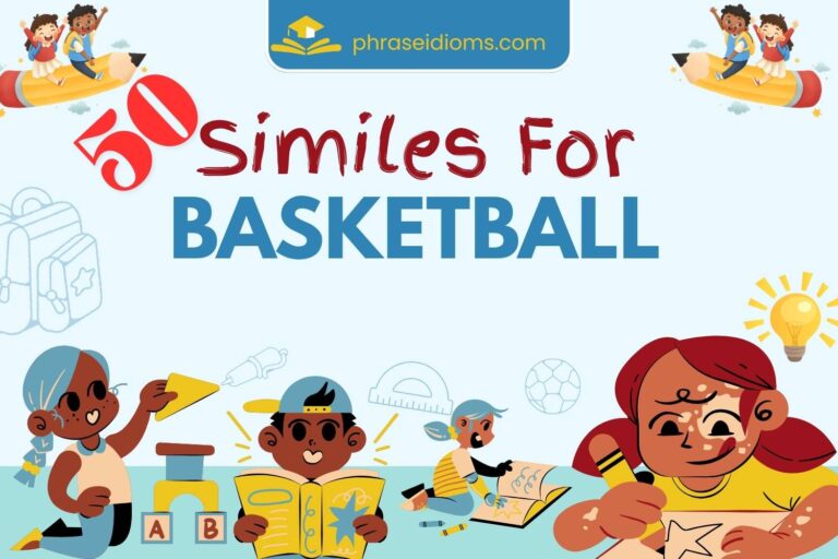 similes for basketball